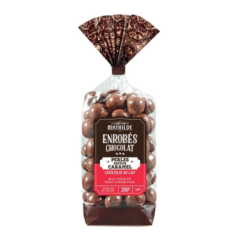 Perles Saveur Caramel Chocolat Au Lait Sachet 200G