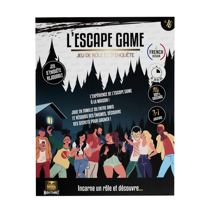 COFFRET JEU ESCAPE GAME DRAME ENTRE AMIS