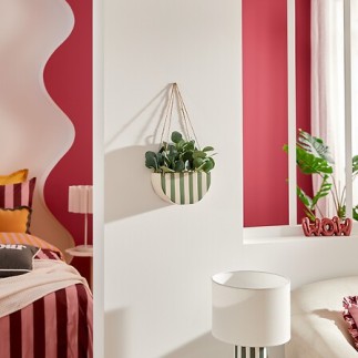 Plante suspendue Chéri haut 27 cm pot céramique