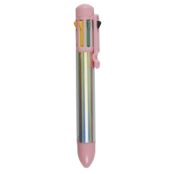 STYLO 8 COULEURS ELECTROPLATE