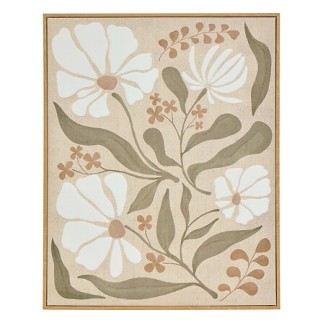 Toile fleur Esmée 40x50cm