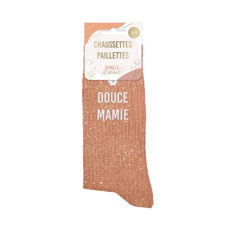 Chaussettes Paillettes Douce Mamie