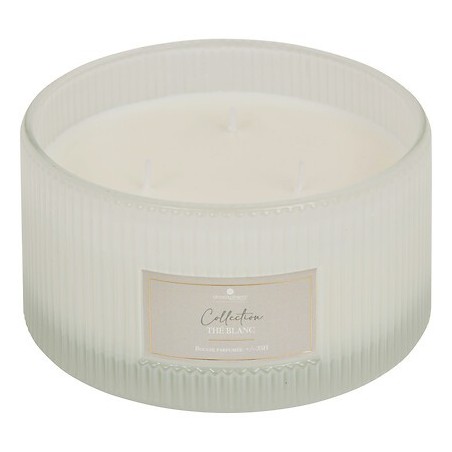 Bougie parfumée Albie 635 g pot verre thé