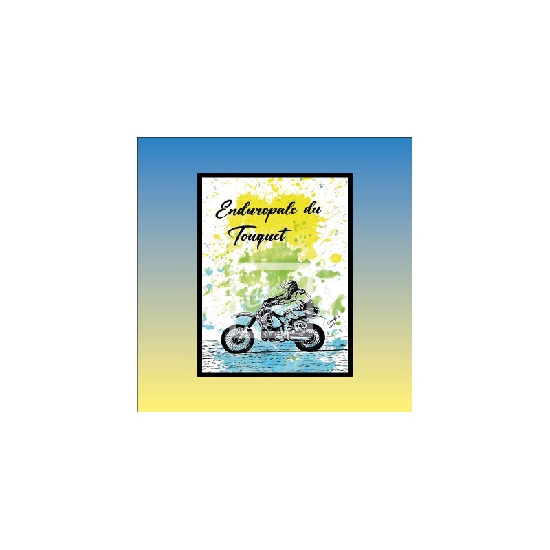 Affiche Enduropale du Touquet - Moto