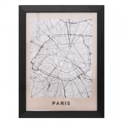 Affiche cadre plan de Paris...