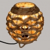 Lampe boule Sand jacinthe naturel 20 cm