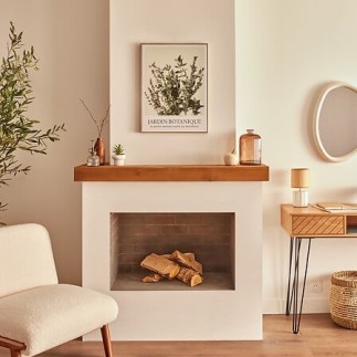 Toile imprimée jardin eucalyptus Cecilia 45 x 60 cm