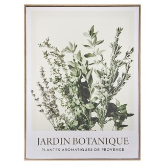 Toile imprimée jardin eucalyptus Cecilia 45 x 60 cm