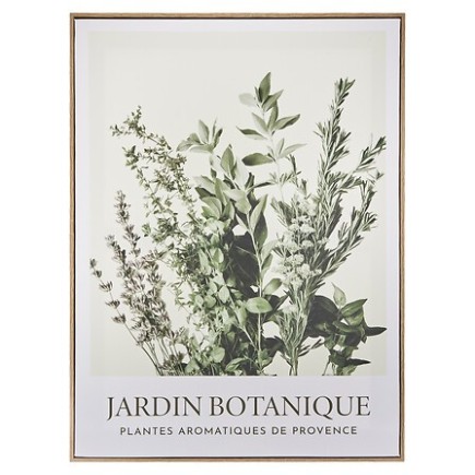 Toile imprimée jardin eucalyptus Cecilia 45 x 60 cm