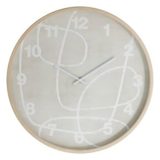 Horloge motif abstrait Greta diam 38 cm bois