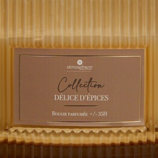 Bougie parfumée Albie 635 g pot verre thé