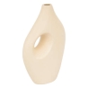 Vase Nola haut 30 cm céramique beige