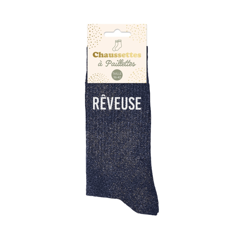 Chaussettes Paillettes "Reveuse