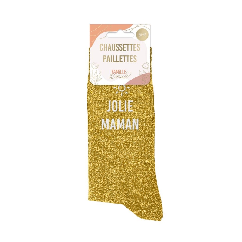 Chaussettes Paillettes Jolie Maman