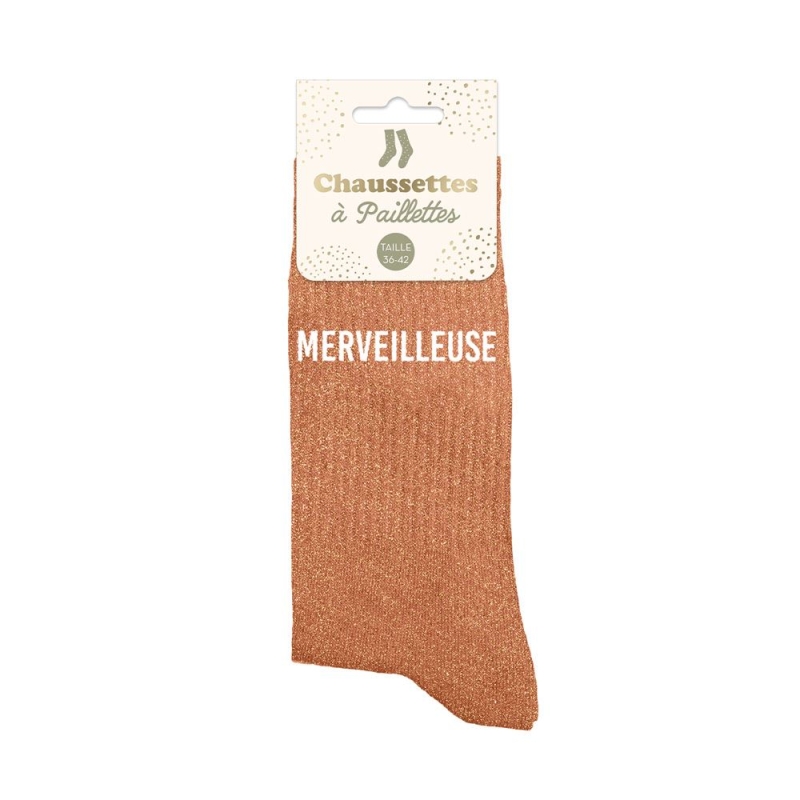 Chaussettes Paillettes Merveilleuse