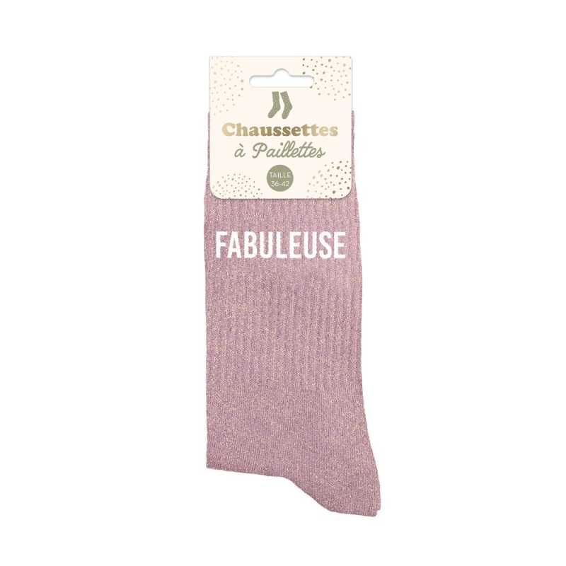 Chaussettes Paillettes Fabuleuse