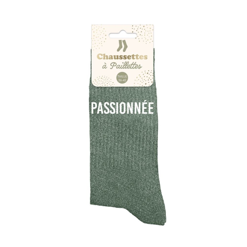 Chaussettes Paillettes Passionnee