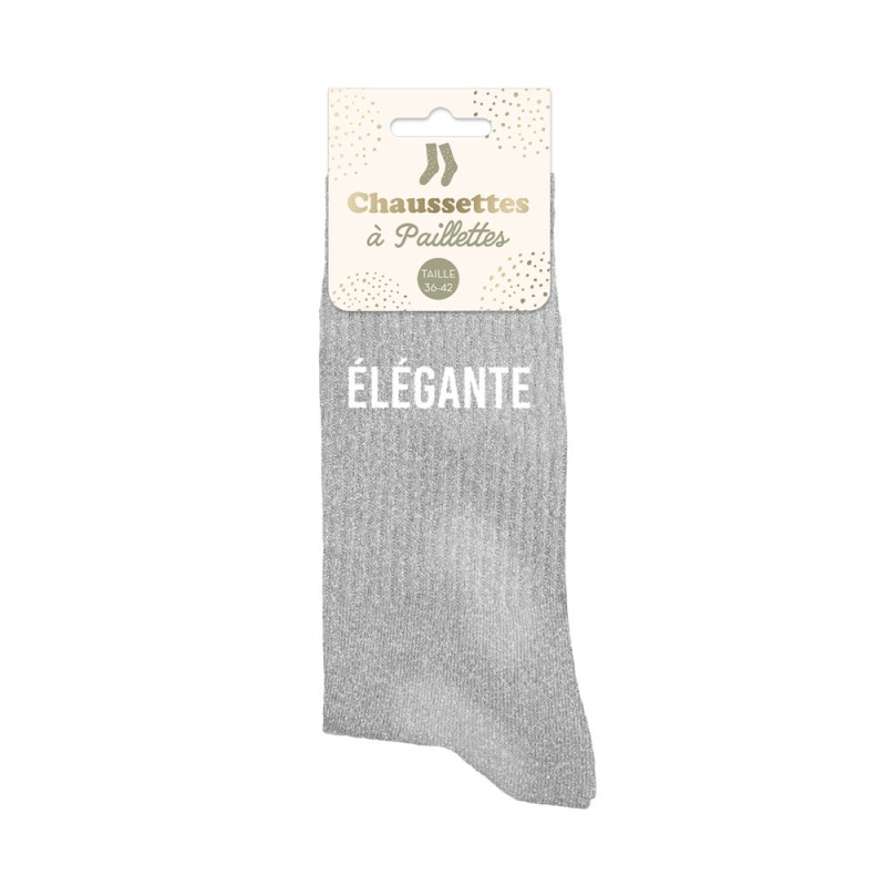 Chaussettes Paillettes Elegante