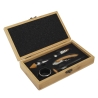 COFFRET EN BAMBOU POUR LE VIN 5 ACCESSOIRES