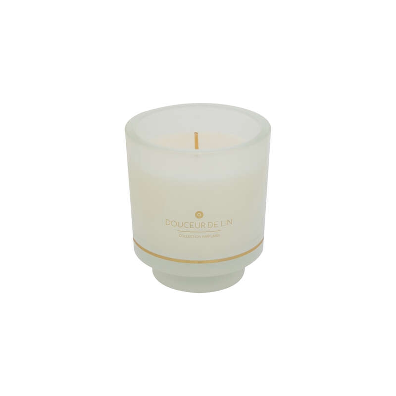 Bougie parfumée Ilae 225 g pot verre lin