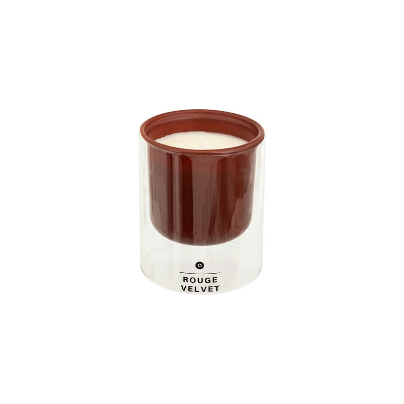 Bougie parfumée Ilan 220 g pot verre rouge velvet