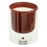 Bougie parfumée Ilan 220 g pot verre rouge velvet