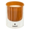 Bougie parfumée Ilan 220 g pot verre ambre