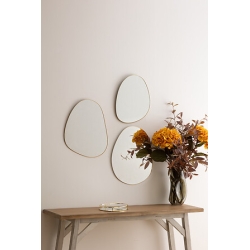 Lot de 3 miroirs organiseurs Lida métal