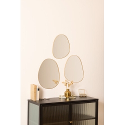 Lot de 3 miroirs organiseurs Lida métal