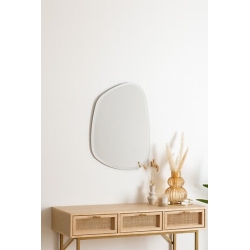 Miroir forme organique biseauté Aidan 60 x 58 cm