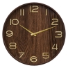 Horloge Ivana diam 55 cm bois marron