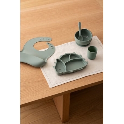 Set repas Dino 5 pièces vert