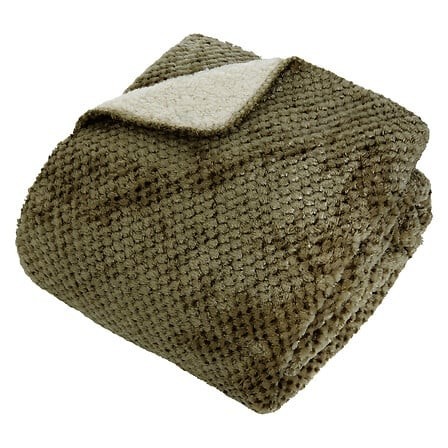 Plaid Lyno flanelle sherpa kaki