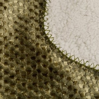 Plaid Lyno flanelle sherpa kaki