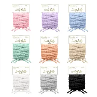 Lacets fluffy bouclette