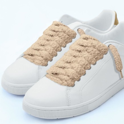 Lacets fluffy bouclette