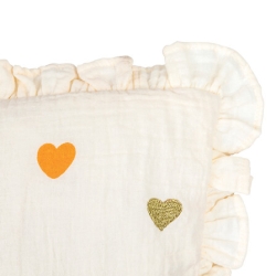 COUSSIN AVEC FLAP AMOUR COTON