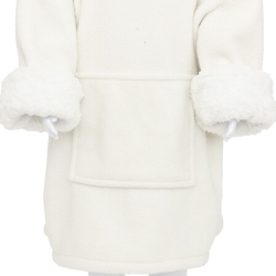 Plaid sweat mouton sherpa