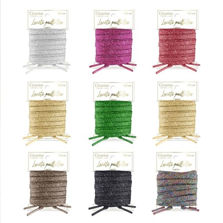 Lacets paillettes