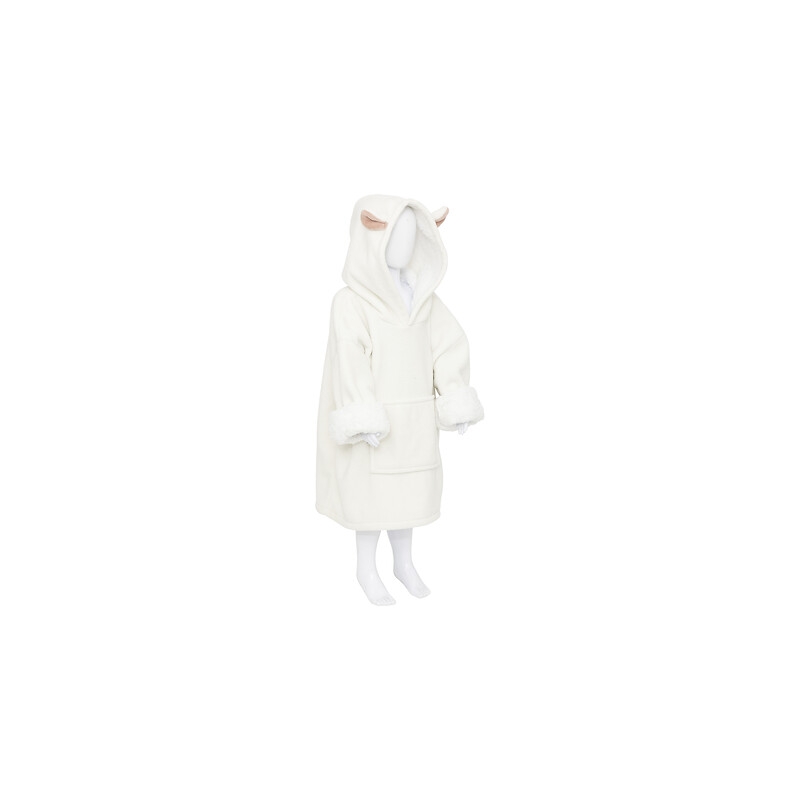 Plaid sweat mouton sherpa