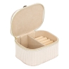 Boîte à bijoux Enya long 11 cm velours beige