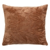 Coussin brush Ryo 40 x 40 cm flanelle terracotta