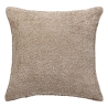 Coussin bouclette Soana 45 x 45 cm taupe