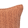 Coussin bouclette Soana 45 x 45 cm terracotta