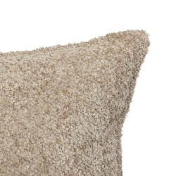 Coussin bouclette Soana 30 x 50 cm taupe