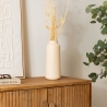 Vase Rily haut 30 cm céramique beige