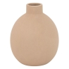 Vase Rily haut 18 cm céramique nude