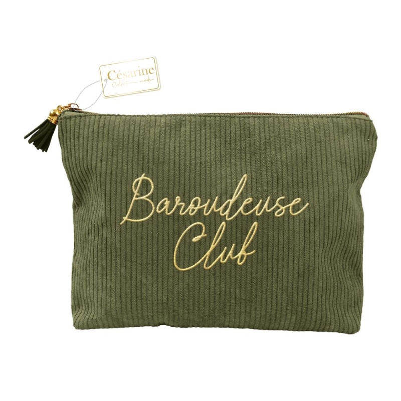 Pochette Velours Cotele Baroudeuse Club