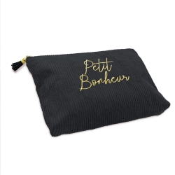 Pochette Velours Cotele Petit Bonheur