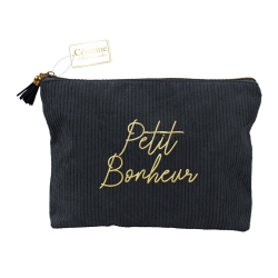 Pochette Velours Cotele...